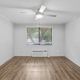 large window in a bedroom